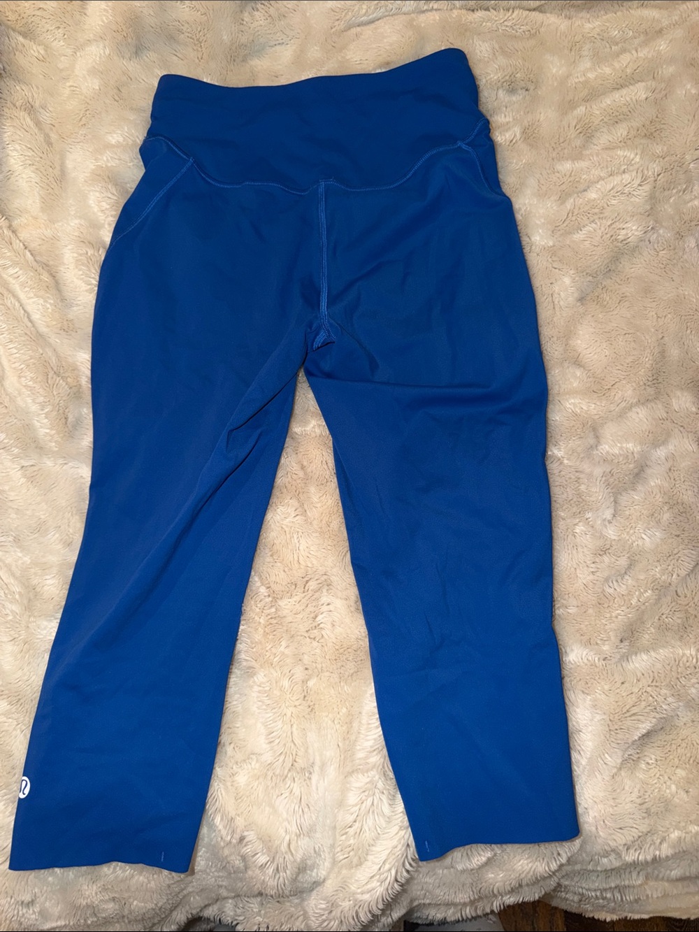lululemon athletica Royal Blue Cropped Leggings